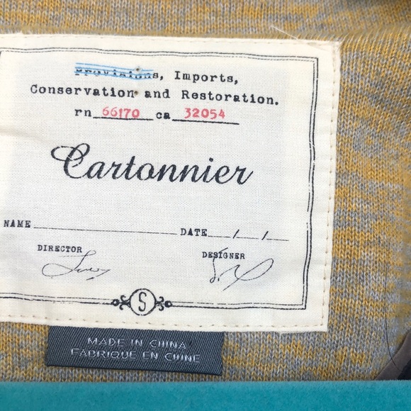 Anthropologie Cartonnier To A Tee knit blazer size Small - Picture 3 of 8